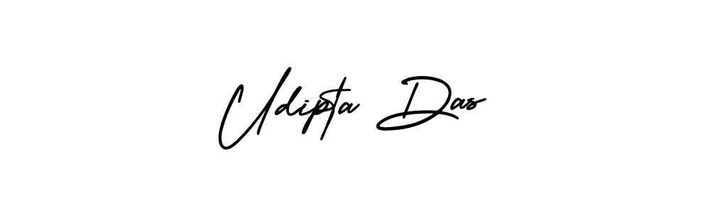 How to make Udipta Das signature? AmerikaSignatureDemo-Regular is a professional autograph style. Create handwritten signature for Udipta Das name. Udipta Das signature style 3 images and pictures png