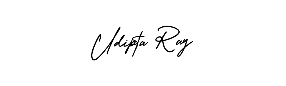 Also we have Udipta Ray name is the best signature style. Create professional handwritten signature collection using AmerikaSignatureDemo-Regular autograph style. Udipta Ray signature style 3 images and pictures png