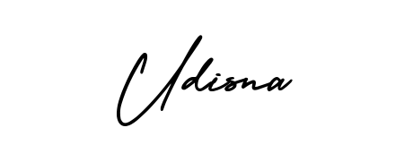 Turn your name Udisna into a signature brand with AmerikaSignatureDemo-Regular styling. Download in standard PNG or transparent format anytime. Udisna signature style 3 images and pictures png