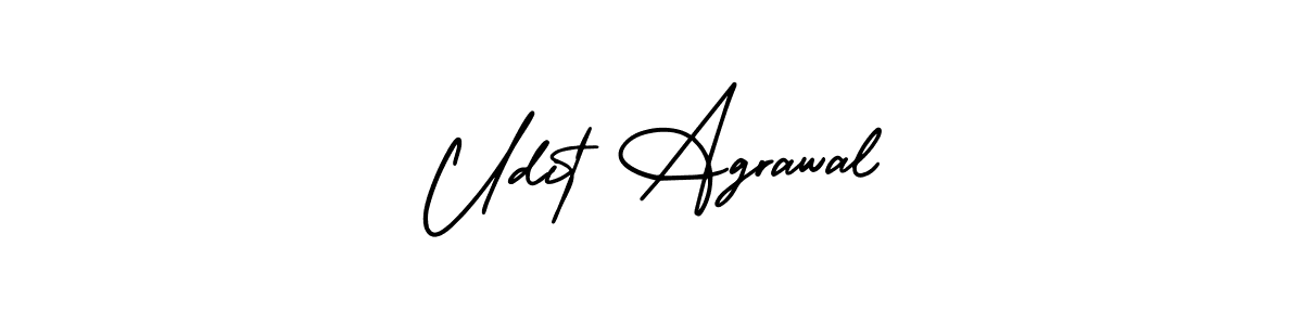 AmerikaSignatureDemo-Regular is a professional signature style that is perfect for those who want to add a touch of class to their signature. It is also a great choice for those who want to make their signature more unique. Get Udit Agrawal name to fancy signature for free. Udit Agrawal signature style 3 images and pictures png