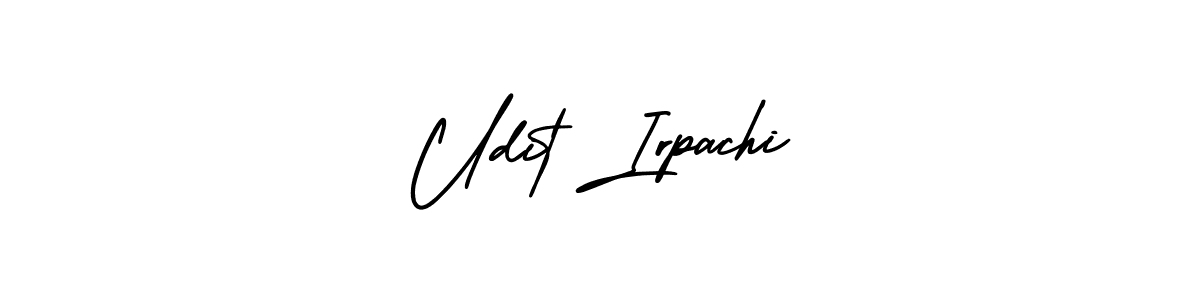 Make a beautiful signature design for name Udit Irpachi. Use this online signature maker to create a handwritten signature for free. Udit Irpachi signature style 3 images and pictures png