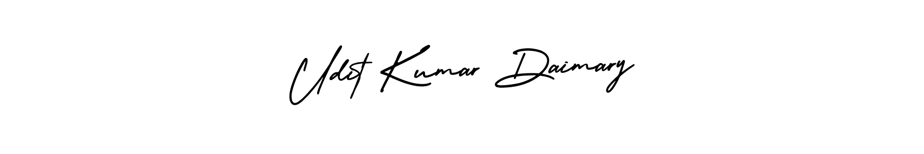 Create a beautiful signature design for name Udit Kumar Daimary. With this signature (AmerikaSignatureDemo-Regular) fonts, you can make a handwritten signature for free. Udit Kumar Daimary signature style 3 images and pictures png