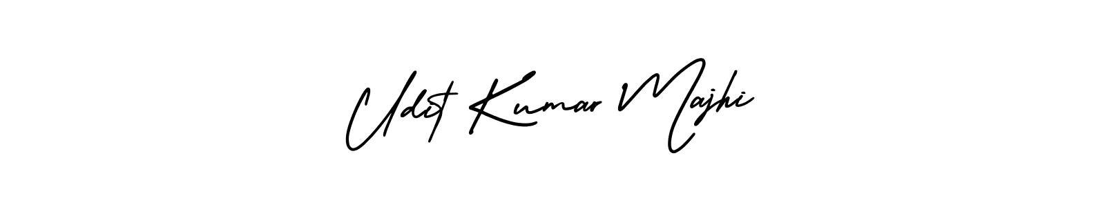 This is the best signature style for the Udit Kumar Majhi name. Also you like these signature font (AmerikaSignatureDemo-Regular). Mix name signature. Udit Kumar Majhi signature style 3 images and pictures png