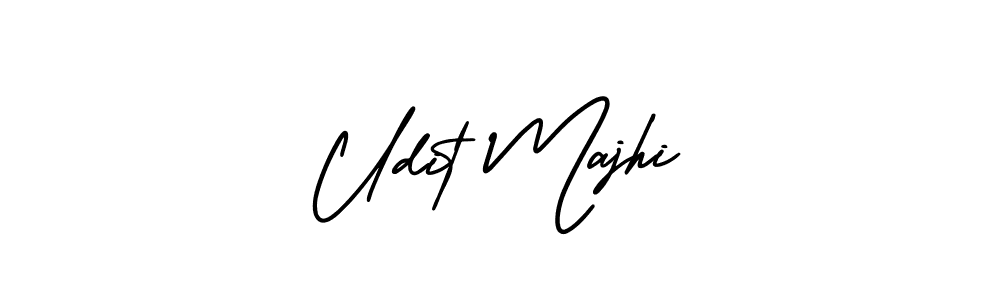 Also You can easily find your signature by using the search form. We will create Udit Majhi name handwritten signature images for you free of cost using AmerikaSignatureDemo-Regular sign style. Udit Majhi signature style 3 images and pictures png