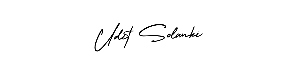 How to Draw Udit Solanki signature style? AmerikaSignatureDemo-Regular is a latest design signature styles for name Udit Solanki. Udit Solanki signature style 3 images and pictures png