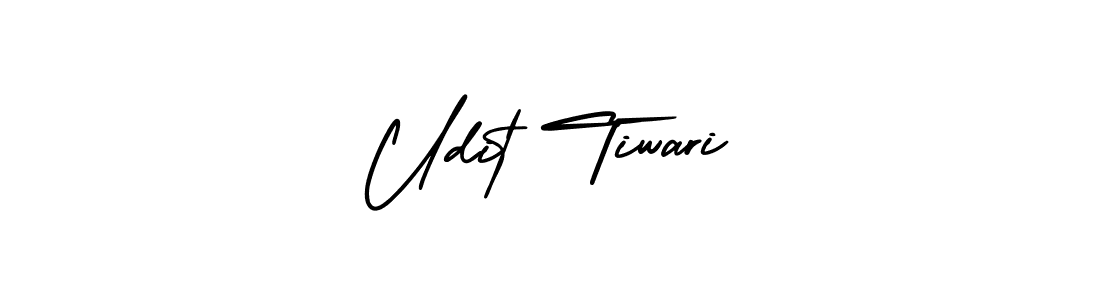 How to make Udit Tiwari signature? AmerikaSignatureDemo-Regular is a professional autograph style. Create handwritten signature for Udit Tiwari name. Udit Tiwari signature style 3 images and pictures png