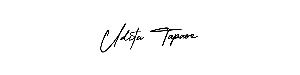 Make a beautiful signature design for name Udita Tapase. Use this online signature maker to create a handwritten signature for free. Udita Tapase signature style 3 images and pictures png