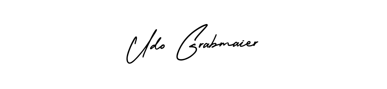 How to make Udo Grabmaier name signature. Use AmerikaSignatureDemo-Regular style for creating short signs online. This is the latest handwritten sign. Udo Grabmaier signature style 3 images and pictures png