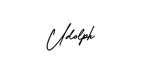 if you are searching for the best signature style for your name Udolph. so please give up your signature search. here we have designed multiple signature styles  using AmerikaSignatureDemo-Regular. Udolph signature style 3 images and pictures png