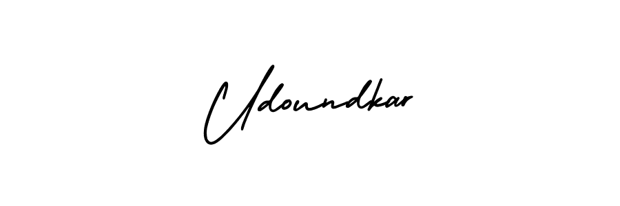 Best and Professional Signature Style for Udoundkar. AmerikaSignatureDemo-Regular Best Signature Style Collection. Udoundkar signature style 3 images and pictures png