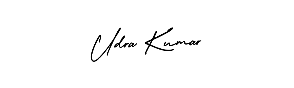 Udra Kumar stylish signature style. Best Handwritten Sign (AmerikaSignatureDemo-Regular) for my name. Handwritten Signature Collection Ideas for my name Udra Kumar. Udra Kumar signature style 3 images and pictures png