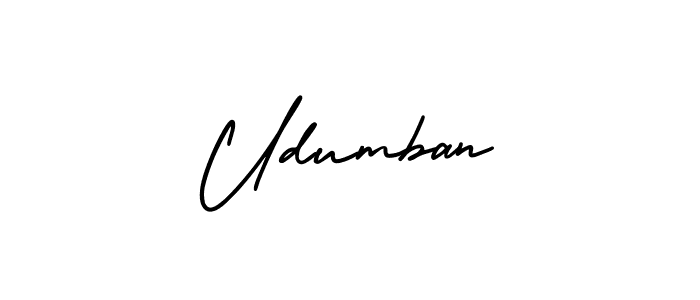 if you are searching for the best signature style for your name Udumban. so please give up your signature search. here we have designed multiple signature styles  using AmerikaSignatureDemo-Regular. Udumban signature style 3 images and pictures png