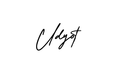 Create a beautiful signature design for name Udyot. With this signature (AmerikaSignatureDemo-Regular) fonts, you can make a handwritten signature for free. Udyot signature style 3 images and pictures png