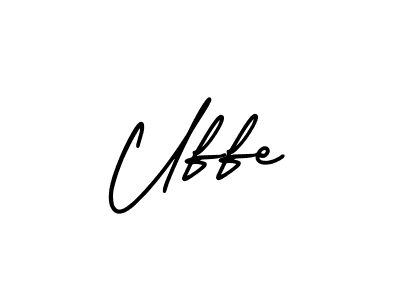 The best way (AmerikaSignatureDemo-Regular) to make a short signature is to pick only two or three words in your name. The name Uffe include a total of six letters. For converting this name. Uffe signature style 3 images and pictures png