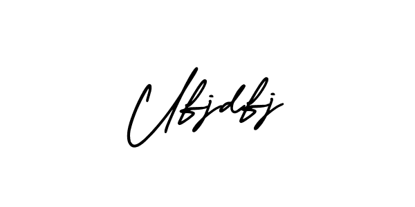 The best way (AmerikaSignatureDemo-Regular) to make a short signature is to pick only two or three words in your name. The name Ufjdfj include a total of six letters. For converting this name. Ufjdfj signature style 3 images and pictures png