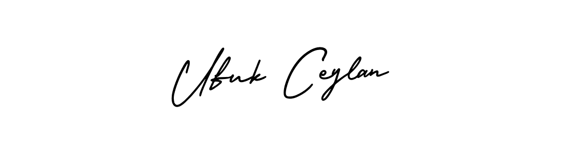 Also You can easily find your signature by using the search form. We will create Ufuk Ceylan name handwritten signature images for you free of cost using AmerikaSignatureDemo-Regular sign style. Ufuk Ceylan signature style 3 images and pictures png