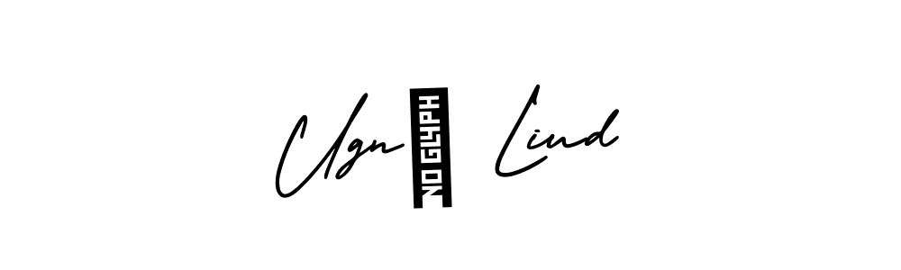 How to make Ugnė Liud signature? AmerikaSignatureDemo-Regular is a professional autograph style. Create handwritten signature for Ugnė Liud name. Ugnė Liud signature style 3 images and pictures png