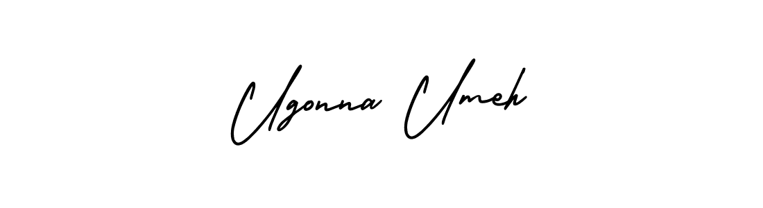 Best and Professional Signature Style for Ugonna Umeh. AmerikaSignatureDemo-Regular Best Signature Style Collection. Ugonna Umeh signature style 3 images and pictures png