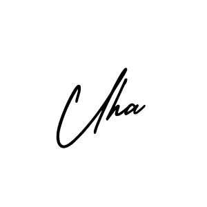 The best way (AmerikaSignatureDemo-Regular) to make a short signature is to pick only two or three words in your name. The name Uha include a total of six letters. For converting this name. Uha signature style 3 images and pictures png