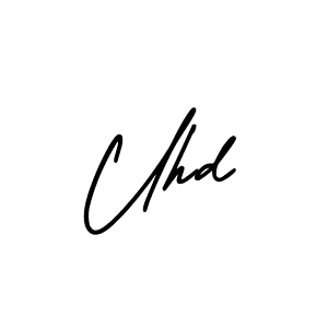 It looks lik you need a new signature style for name Uhd. Design unique handwritten (AmerikaSignatureDemo-Regular) signature with our free signature maker in just a few clicks. Uhd signature style 3 images and pictures png