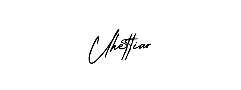 Make a beautiful signature design for name Uhettiar. With this signature (AmerikaSignatureDemo-Regular) style, you can create a handwritten signature for free. Uhettiar signature style 3 images and pictures png