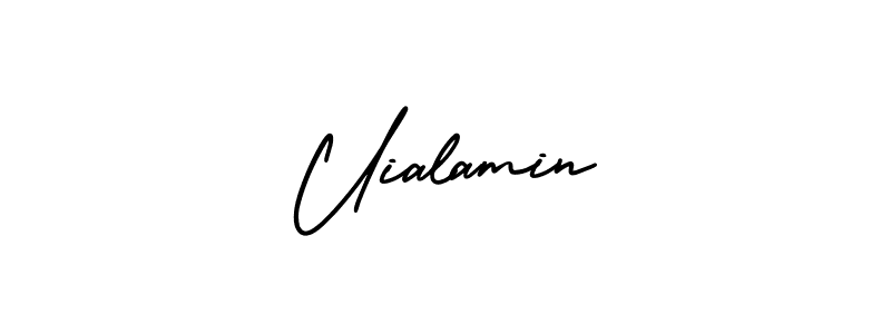 Similarly AmerikaSignatureDemo-Regular is the best handwritten signature design. Signature creator online .You can use it as an online autograph creator for name Uialamin. Uialamin signature style 3 images and pictures png