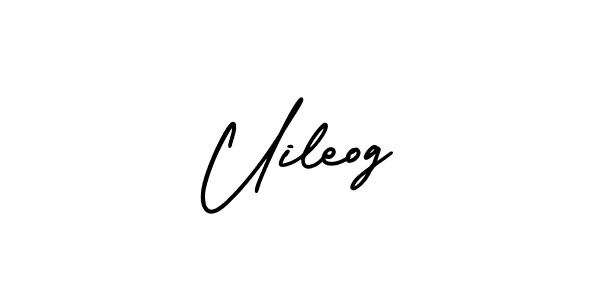 It looks lik you need a new signature style for name Uileog. Design unique handwritten (AmerikaSignatureDemo-Regular) signature with our free signature maker in just a few clicks. Uileog signature style 3 images and pictures png