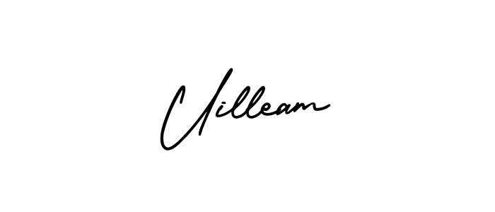 This is the best signature style for the Uilleam name. Also you like these signature font (AmerikaSignatureDemo-Regular). Mix name signature. Uilleam signature style 3 images and pictures png