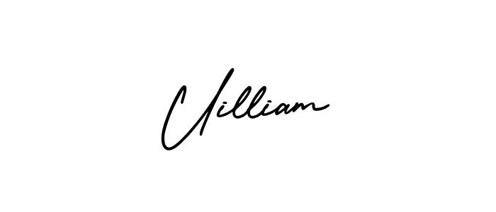 Best and Professional Signature Style for Uilliam. AmerikaSignatureDemo-Regular Best Signature Style Collection. Uilliam signature style 3 images and pictures png