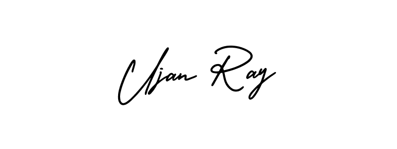 How to make Ujan Ray signature? AmerikaSignatureDemo-Regular is a professional autograph style. Create handwritten signature for Ujan Ray name. Ujan Ray signature style 3 images and pictures png