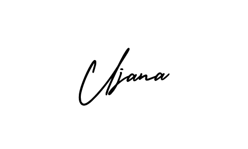 Design your own signature with our free online signature maker. With this signature software, you can create a handwritten (AmerikaSignatureDemo-Regular) signature for name Ujana. Ujana signature style 3 images and pictures png
