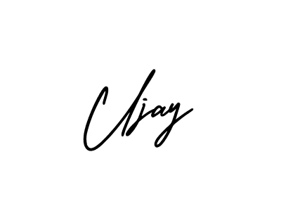 Also You can easily find your signature by using the search form. We will create Ujay name handwritten signature images for you free of cost using AmerikaSignatureDemo-Regular sign style. Ujay signature style 3 images and pictures png