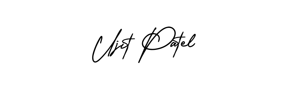 Similarly AmerikaSignatureDemo-Regular is the best handwritten signature design. Signature creator online .You can use it as an online autograph creator for name Ujit Patel. Ujit Patel signature style 3 images and pictures png