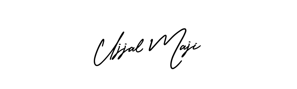 Also we have Ujjal Maji name is the best signature style. Create professional handwritten signature collection using AmerikaSignatureDemo-Regular autograph style. Ujjal Maji signature style 3 images and pictures png