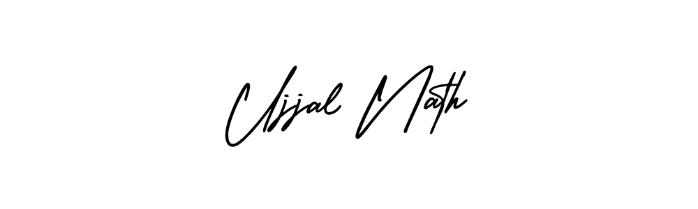 Ujjal Nath stylish signature style. Best Handwritten Sign (AmerikaSignatureDemo-Regular) for my name. Handwritten Signature Collection Ideas for my name Ujjal Nath. Ujjal Nath signature style 3 images and pictures png