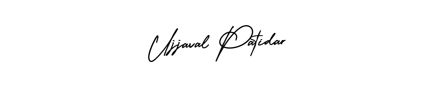 if you are searching for the best signature style for your name Ujjaval Patidar. so please give up your signature search. here we have designed multiple signature styles  using AmerikaSignatureDemo-Regular. Ujjaval Patidar signature style 3 images and pictures png