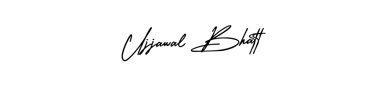 It looks lik you need a new signature style for name Ujjawal Bhatt. Design unique handwritten (AmerikaSignatureDemo-Regular) signature with our free signature maker in just a few clicks. Ujjawal Bhatt signature style 3 images and pictures png