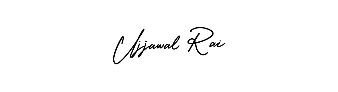Ujjawal Rai stylish signature style. Best Handwritten Sign (AmerikaSignatureDemo-Regular) for my name. Handwritten Signature Collection Ideas for my name Ujjawal Rai. Ujjawal Rai signature style 3 images and pictures png