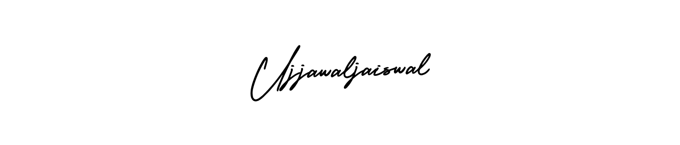 Make a beautiful signature design for name Ujjawaljaiswal. With this signature (AmerikaSignatureDemo-Regular) style, you can create a handwritten signature for free. Ujjawaljaiswal signature style 3 images and pictures png