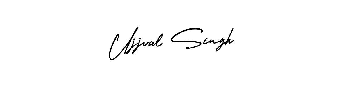 How to make Ujjval Singh signature? AmerikaSignatureDemo-Regular is a professional autograph style. Create handwritten signature for Ujjval Singh name. Ujjval Singh signature style 3 images and pictures png