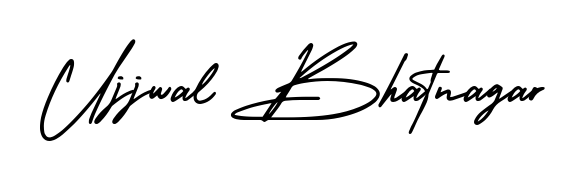 Elevate your brand with a stunning Ujjwal Bhatnagar eSignature. The AmerikaSignatureDemo-Regular style provides a balanced, flowing aesthetic for everyday signing. Ujjwal Bhatnagar signature style 3 images and pictures png