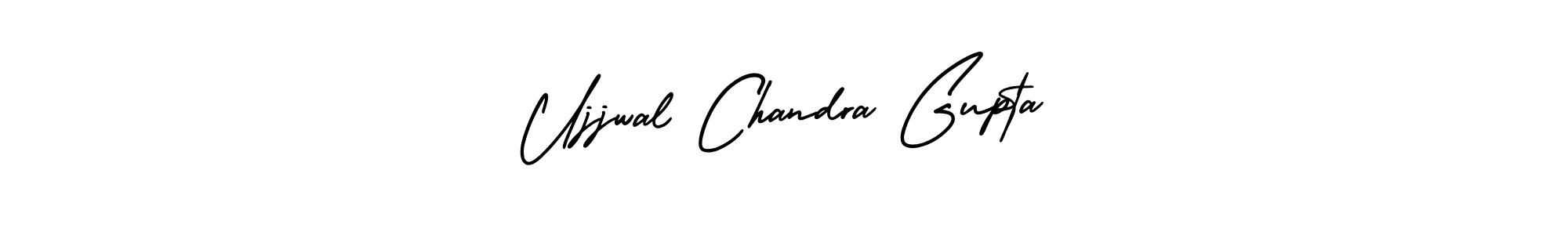 How to make Ujjwal Chandra Gupta name signature. Use AmerikaSignatureDemo-Regular style for creating short signs online. This is the latest handwritten sign. Ujjwal Chandra Gupta signature style 3 images and pictures png