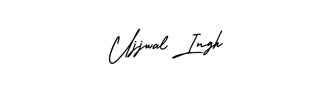 Ujjwal Ingh stylish signature style. Best Handwritten Sign (AmerikaSignatureDemo-Regular) for my name. Handwritten Signature Collection Ideas for my name Ujjwal Ingh. Ujjwal Ingh signature style 3 images and pictures png