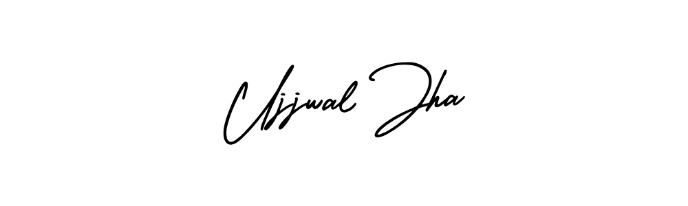 Design your own signature with our free online signature maker. With this signature software, you can create a handwritten (AmerikaSignatureDemo-Regular) signature for name Ujjwal Jha. Ujjwal Jha signature style 3 images and pictures png