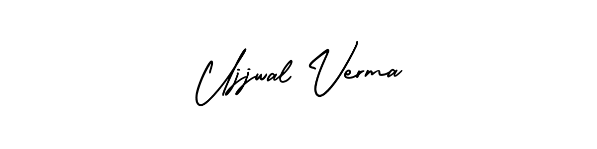 Make a beautiful signature design for name Ujjwal Verma. With this signature (AmerikaSignatureDemo-Regular) style, you can create a handwritten signature for free. Ujjwal Verma signature style 3 images and pictures png
