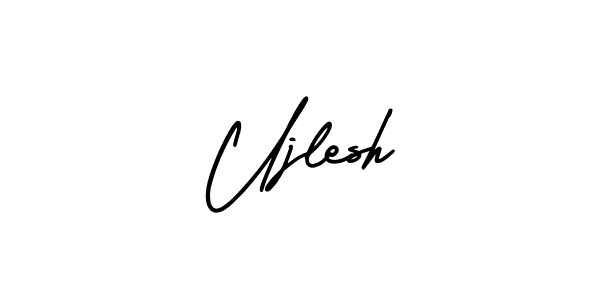 Make a short Ujlesh signature style. Manage your documents anywhere anytime using AmerikaSignatureDemo-Regular. Create and add eSignatures, submit forms, share and send files easily. Ujlesh signature style 3 images and pictures png