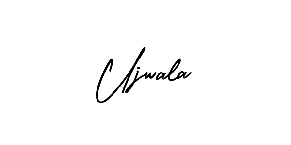 AmerikaSignatureDemo-Regular is a professional signature style that is perfect for those who want to add a touch of class to their signature. It is also a great choice for those who want to make their signature more unique. Get Ujwala name to fancy signature for free. Ujwala signature style 3 images and pictures png