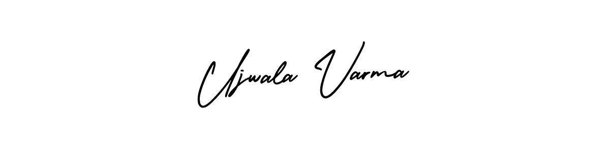 It looks lik you need a new signature style for name Ujwala Varma. Design unique handwritten (AmerikaSignatureDemo-Regular) signature with our free signature maker in just a few clicks. Ujwala Varma signature style 3 images and pictures png