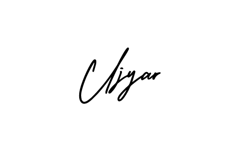 Make a beautiful signature design for name Ujyar. With this signature (AmerikaSignatureDemo-Regular) style, you can create a handwritten signature for free. Ujyar signature style 3 images and pictures png