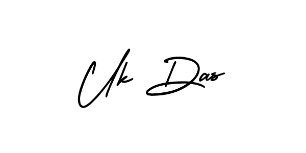 AmerikaSignatureDemo-Regular is a professional signature style that is perfect for those who want to add a touch of class to their signature. It is also a great choice for those who want to make their signature more unique. Get Uk Das name to fancy signature for free. Uk Das signature style 3 images and pictures png